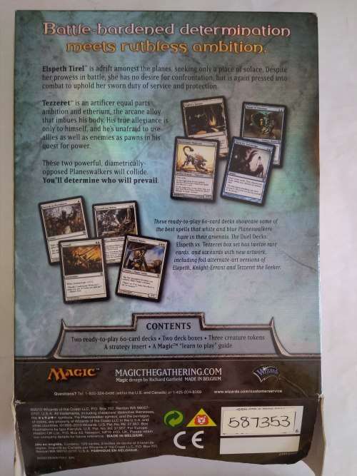 Vintage Magic the Gathering - Elspeth vs. Tezzeret Duel Deck