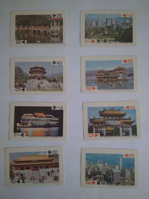 Hong Kong Tourist Site Image Playing cards (52 cards)