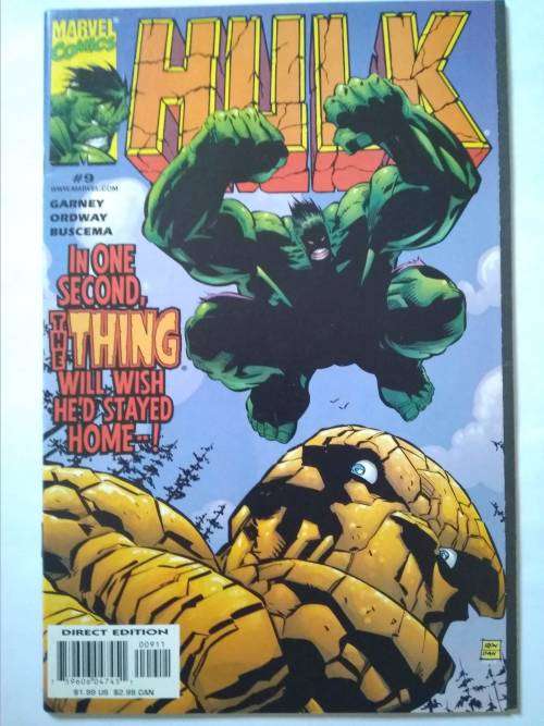 Vintage Hulk #9 Versus the Thing 1999