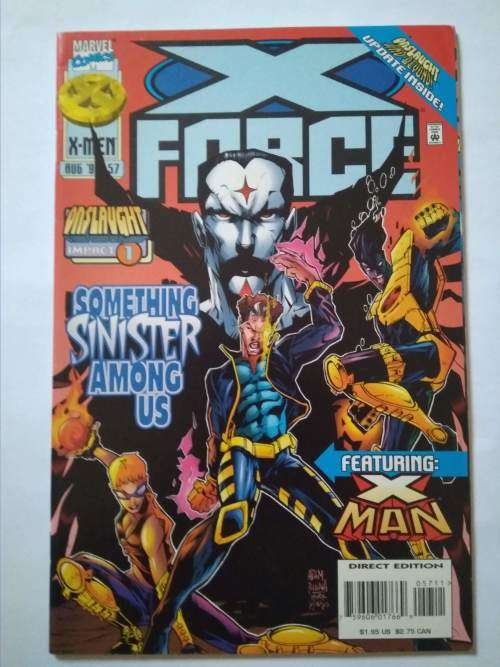 Vintage 1996 X-Force #57 (Comic) Onslaught Impact 1