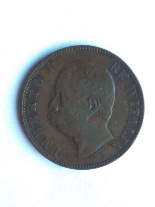 1893 10 Centesimi King Umerto Coin