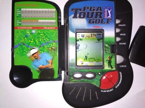 Vintage PGA Tour Golf handheld electronic game by Tiger 1997