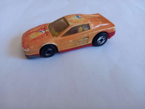 HOT WHEELS Ferrari Testarossa Red Diecast Car - Color FX (1986, Malaysia)