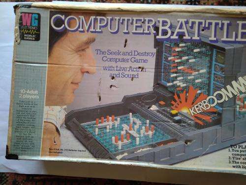 Vintage 1977 MB Computer Battleship