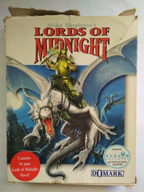 Big Box Vintage Mike Singletons Lords of Midnight (CD-ROM, 1995)