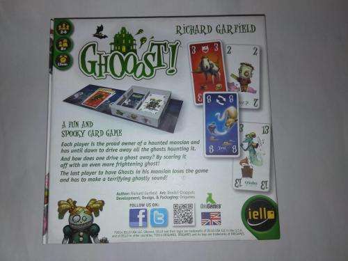 Ghooost Spooky Card Game Richard Garfield 2013 IELLO Board game