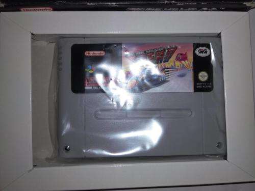 VINTAGE SUPER NINTENDO - SNES F-ZERO (Italian PAL Version) WITH BOX