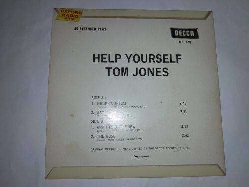 Tom Jones Help Yourself  Vinyl LP