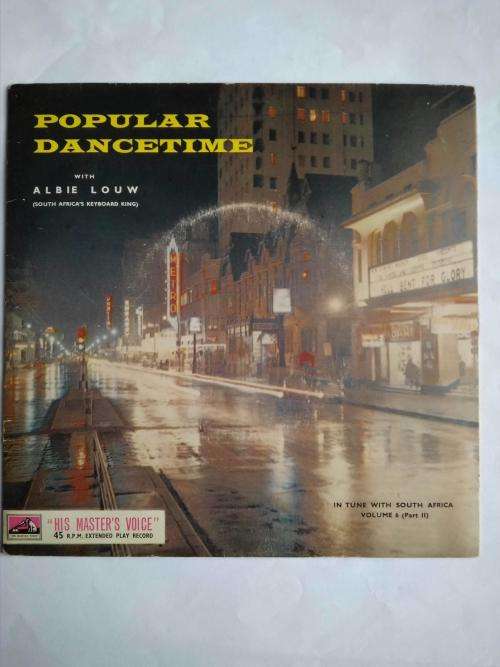 Popular Dance Time With Albie Louw LP VINYL