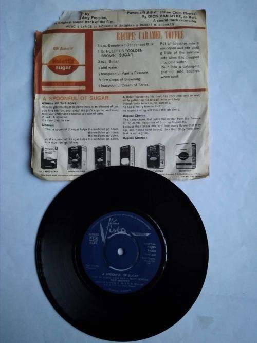Vintage 1964 Disney Vinyl LP Mary Poppins A Spoonful of Sugar