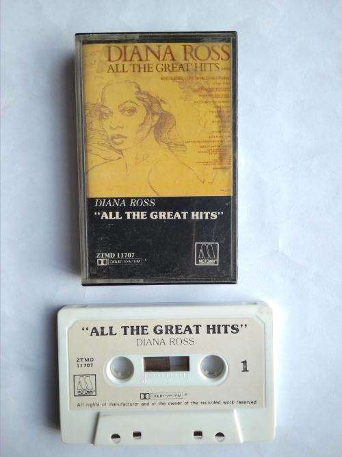 VINTAGE Diana Ross All The Great Hits Cassette
