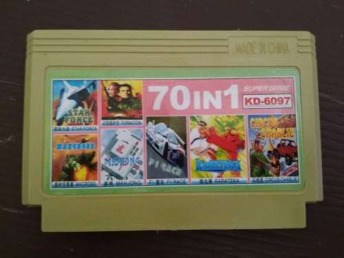 8-Bit/8 Bit TV Game Cartridge (2) - 6 Games in 1