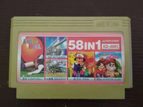 8-Bit/8 Bit TV Game Cartridge (3) - 5 in 1