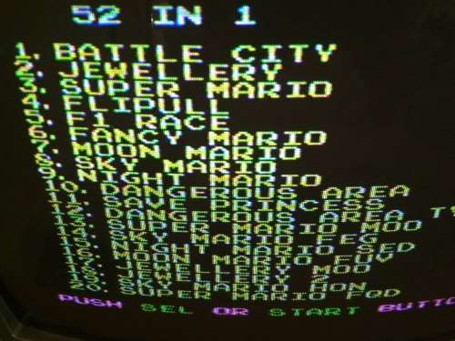8-Bit/8 Bit TV Game Cartridge (5) - 5 Games in 1