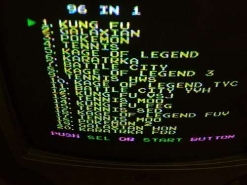 8-Bit/8 Bit TV Game Cartridge (6) - 7 Games in 1