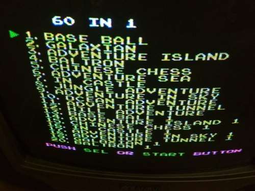 8-Bit/8 Bit TV Game Cartridge (7) - 5 Games in 1