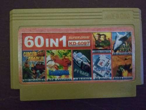 8-Bit/8 Bit TV Game Cartridge (7) - 5 Games in 1