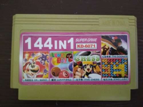 8-Bit/8 Bit TV Game Cartridge (9) - 5 Games in 1