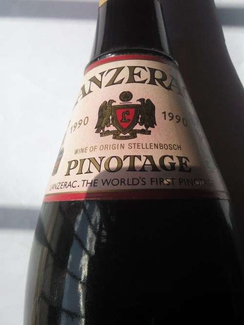 VINTAGE 1990 Lanzerac Pinotage FOR Collectors