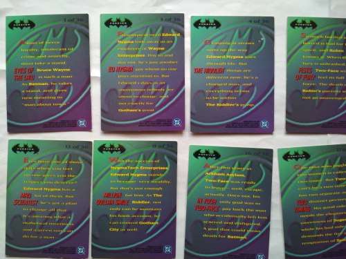 1995 Fleer Ultra Batman Forever Chase Cards - Lot