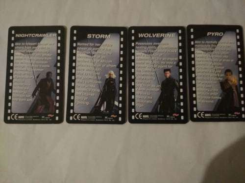 LOT of Kelloggs X-Men 2 Movie Marvel Limited Lenticular mini cards