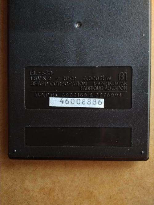 VINTAGE Sharp EL-533 Business Financial Calculator With Case