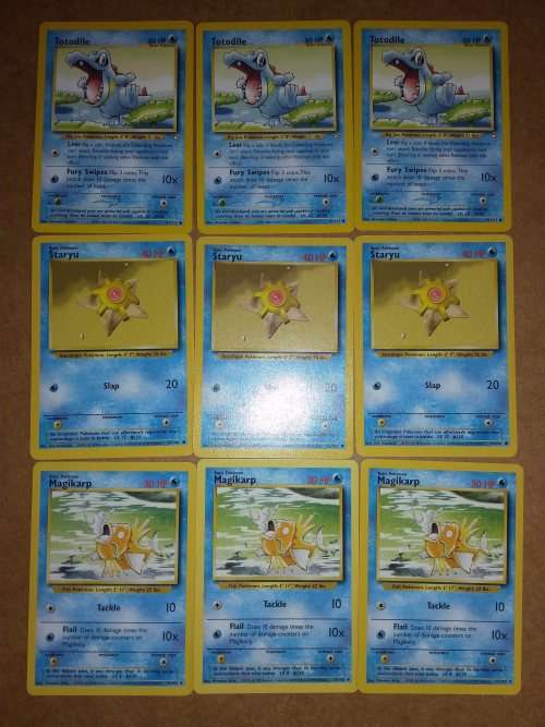 POKEMON CARD LOT - common cards (Jungle/ base set/ Neo genesis)