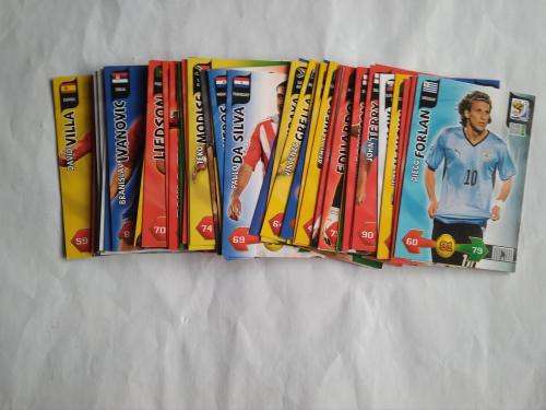 Lot of 2010 World cup Andrenalyn Soccer Trading Cards (with tin)