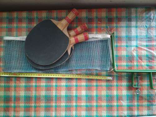 Table Tennis Net and Paddles