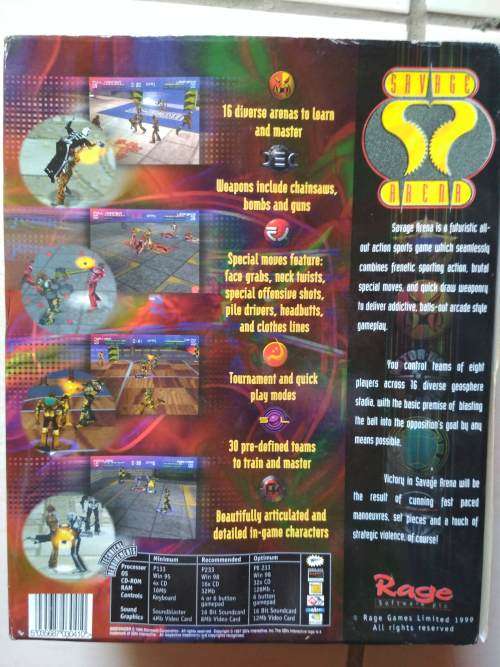 Vintage PC Game: Savage Arena (Big Box)