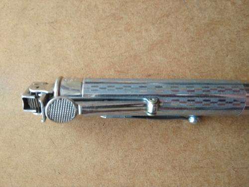 Vintage Ronson Lighter Mechanical Pencil Combo Green Marble