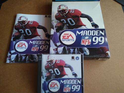 Vintage Big Box Madden NFL 1999 PC Windows 95/98