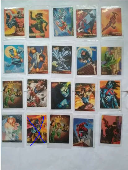 1995 Fleer Ultra Spider-man Trading Cards Lot