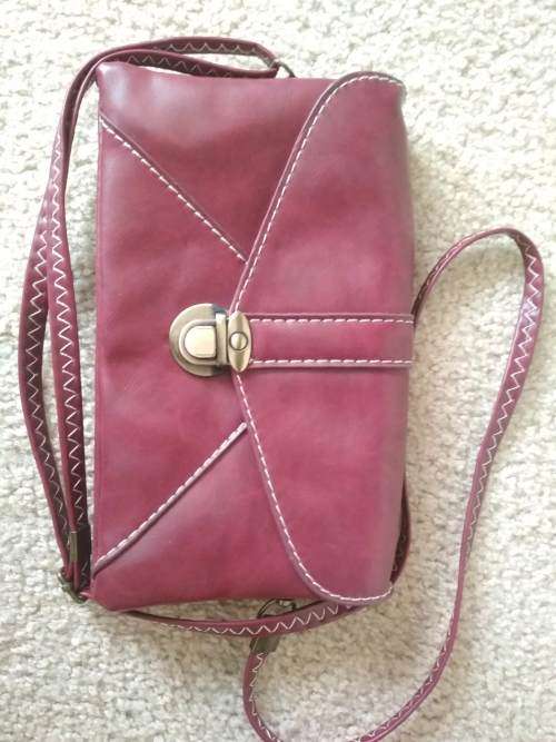 Ladies Small Handbag with Shoulder and Hand Strap
