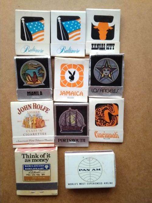 Vintage Playboy matches and others