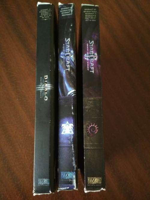 Blizzard PC Box Bundle (Starcraft 2, SC2 Expansion, Diablo 3 Expansion - Reaper of Souls)
