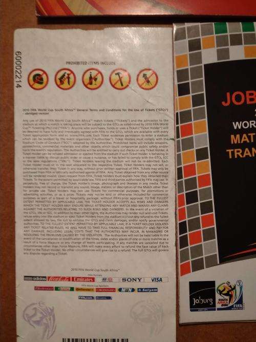 Fifa Soccer World Cup 2010 Tickets - South Africa and guides