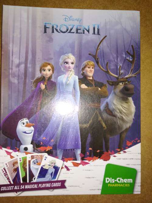 Dischem Frozen 2 Album Trading cards - 1 Card Missing for Full Collection
