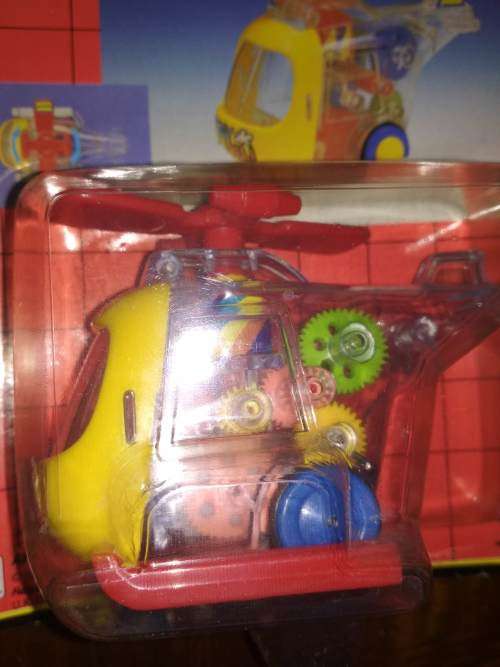 Pull Back See-Through Helicopter