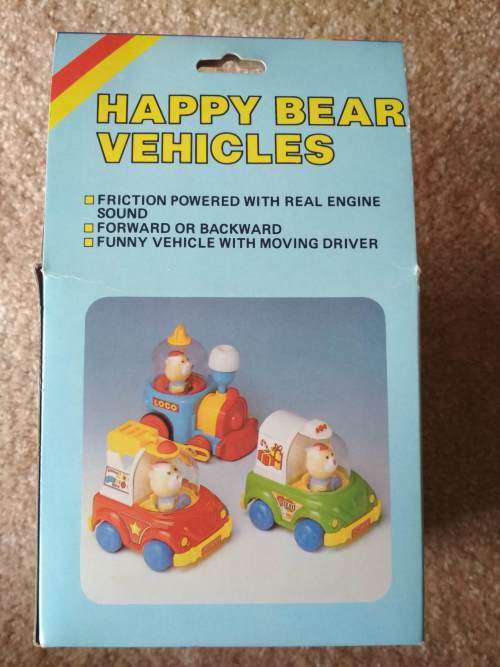 Happy Bear Vehicles car - Friction Powered with Real Engine Sound