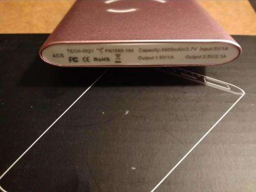 4000mAh 5V Power Bank Portable Charger (New)