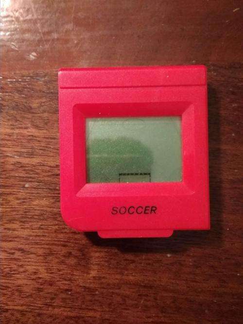 Vintage Retro Handheld Soccer cartridge game (untested)