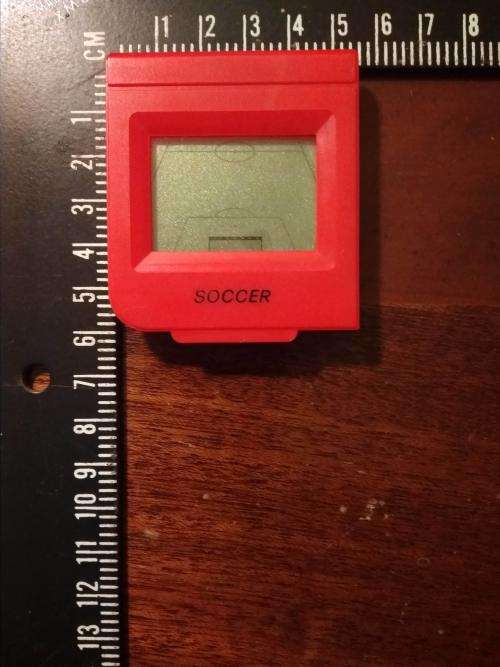 Vintage Retro Handheld Soccer cartridge game (untested)