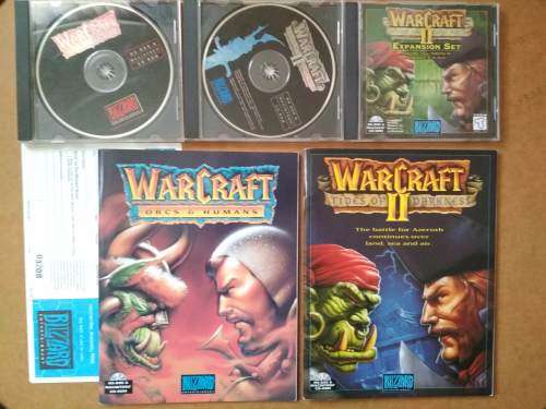 Vintage Warcraft Battle Chest 2 PC-CD Game With Big Box