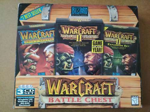 Vintage Warcraft Battle Chest 2 PC-CD Game With Big Box