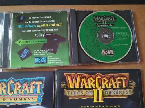 Vintage Warcraft Battle Chest 2 PC-CD Game With Big Box