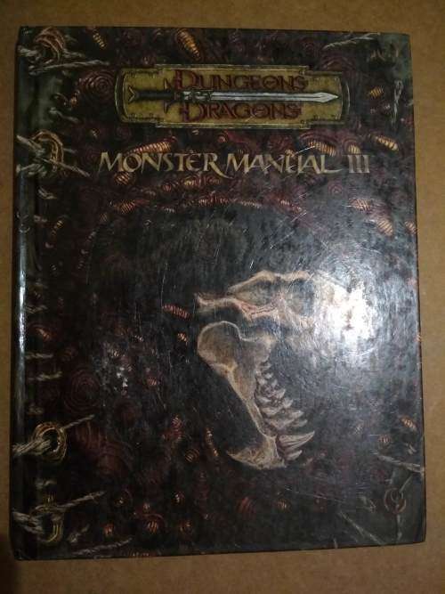 Dungeons and Dragons: Monster Manual III (Fantasy Roleplaying Supplement) D and D d20 Hardcover