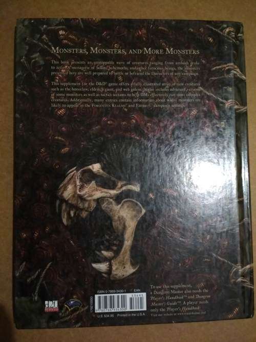 Dungeons and Dragons: Monster Manual III (Fantasy Roleplaying Supplement) D and D d20 Hardcover