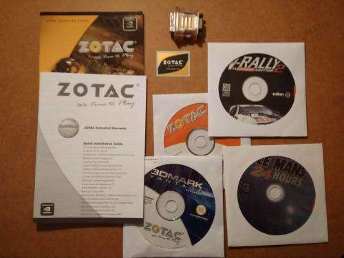 Zotac Nividia Geforce 9800GT Graphics Card with Box (tested and working)
