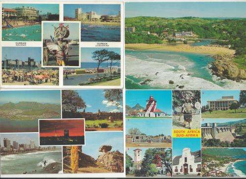 8x Vintage South African Postcards (new and unused)